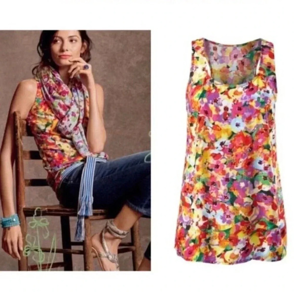 Cabi Floral Luisa Sleeveless Top - Picture 2 of 4